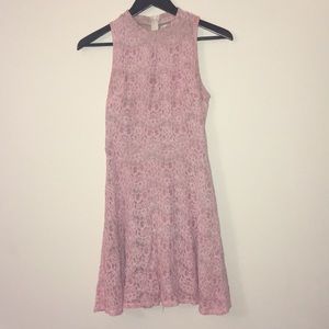 (2 for $20) Beautiful pink lace dress